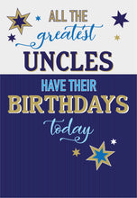 Load image into Gallery viewer, Uncle Birthday Card - Birthday Card
