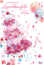 Load image into Gallery viewer, Granddaughter Birthday Card
