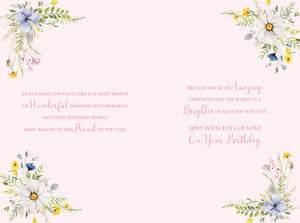 Daughter Birthday Card