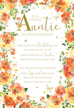 Load image into Gallery viewer, Auntie Birthday Card
