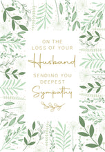 Load image into Gallery viewer, Loss of Husband Sympathy Card

