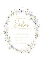 Load image into Gallery viewer, Loss of Sister Sympathy Card
