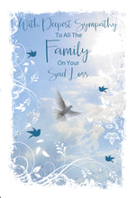 Load image into Gallery viewer, To all the Family Sympathy Card
