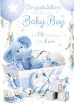 Load image into Gallery viewer, New Baby Boy - New Baby Card
