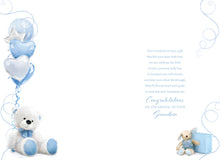 Load image into Gallery viewer, Birth of Your Grandson - New Baby Card
