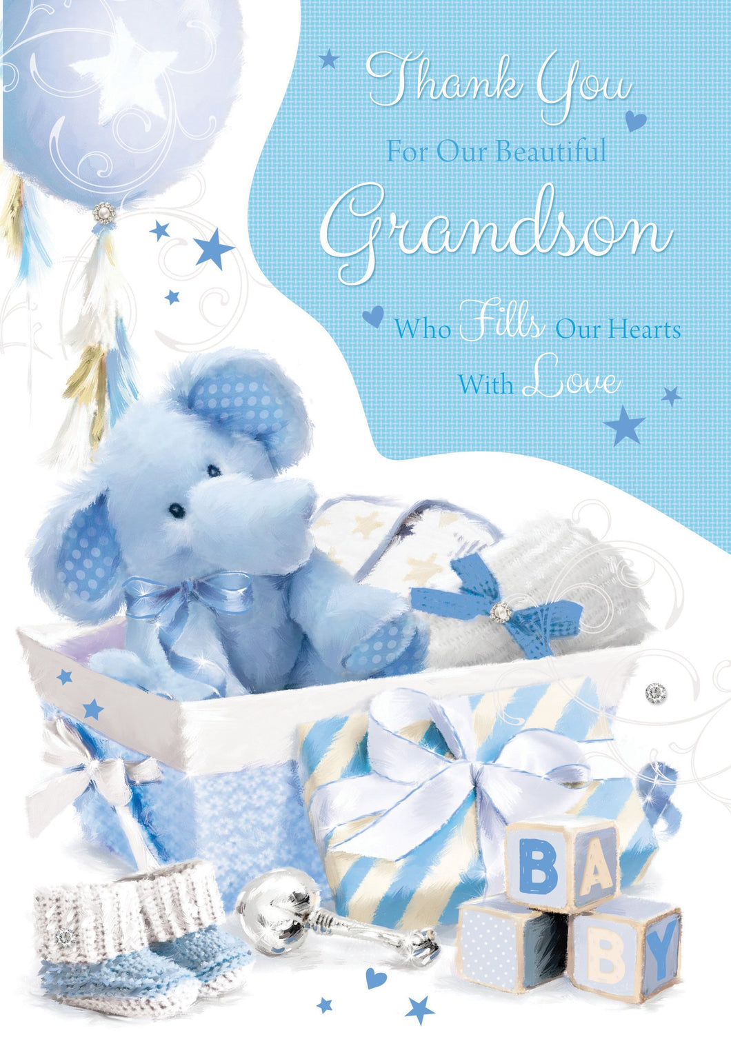 Thank You For Our Grandson - Thank You Card