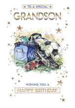Load image into Gallery viewer, Grandson Birthday Card - Greeting Cards
