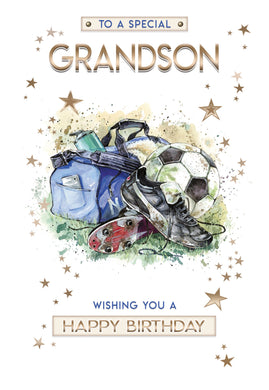 Grandson Birthday Card - Greeting Cards