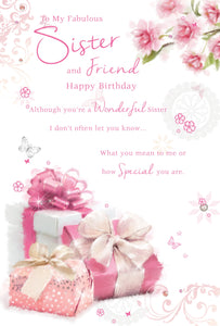 Sister Birthday Card - Birthday Wishes