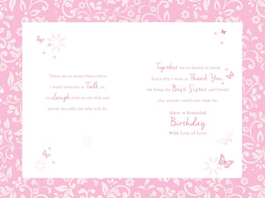 Sister Birthday Card - Birthday Wishes