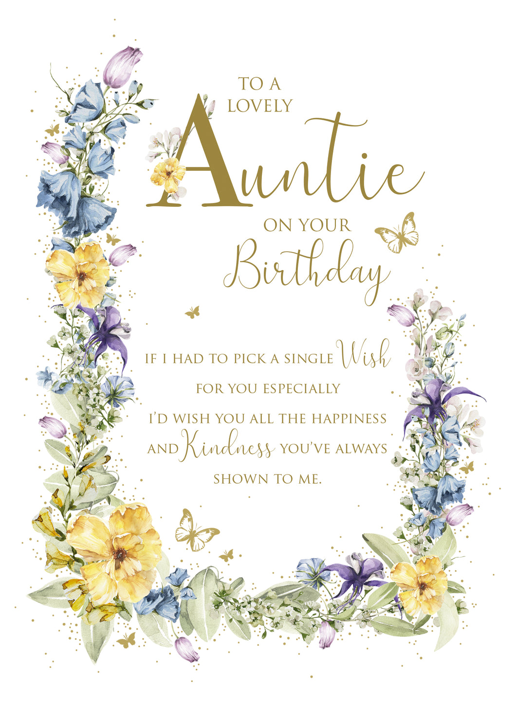 Auntie Birthday Card