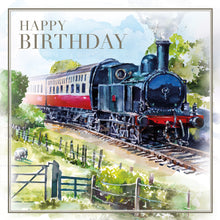 Load image into Gallery viewer, Train Birthday Card - Greeting Card
