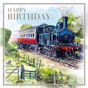 Train Birthday Card - Greeting Card