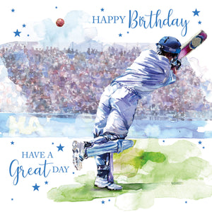 Cricket Happy Birthday Card
