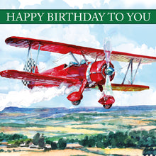 Load image into Gallery viewer, Plane Happy Birthday Card
