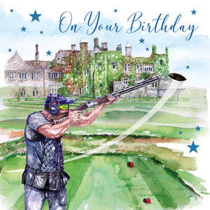 Shooting Happy Birthday Card