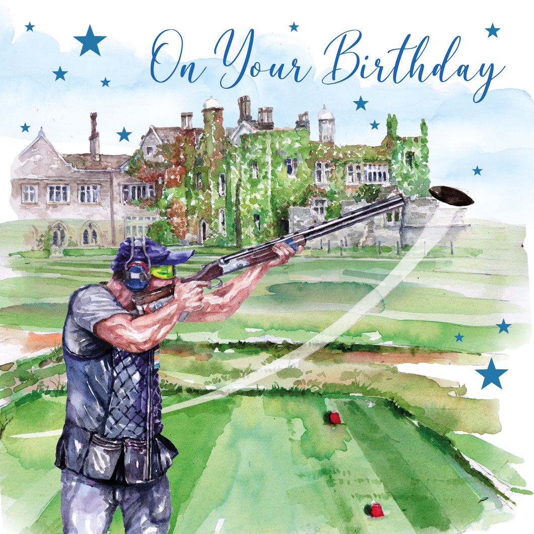 Shooting Happy Birthday Card