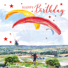 Load image into Gallery viewer, Paragliding Happy Birthday Card
