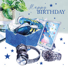 Load image into Gallery viewer, Tech Happy Birthday Card
