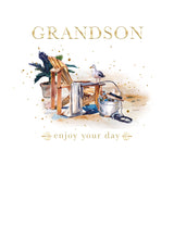 Load image into Gallery viewer, Grandson Birthday Card - Greeting Cards
