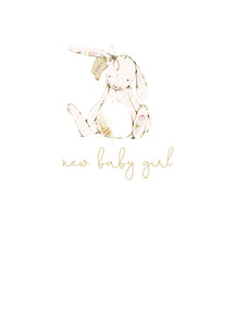 New Baby Girl - New Baby Card