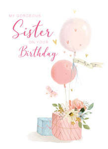 Sister Birthday Card - Birthday Wishes