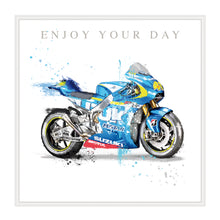Load image into Gallery viewer, Mens Birthday - Suzuki Bike - Male Birthday Cards
