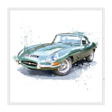 Load image into Gallery viewer, Mens Birthday - E-Type Jaguar - Male Birthday Cards
