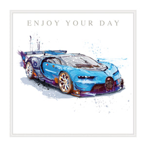 Mens Birthday - Bugatti - Male Birthday Cards