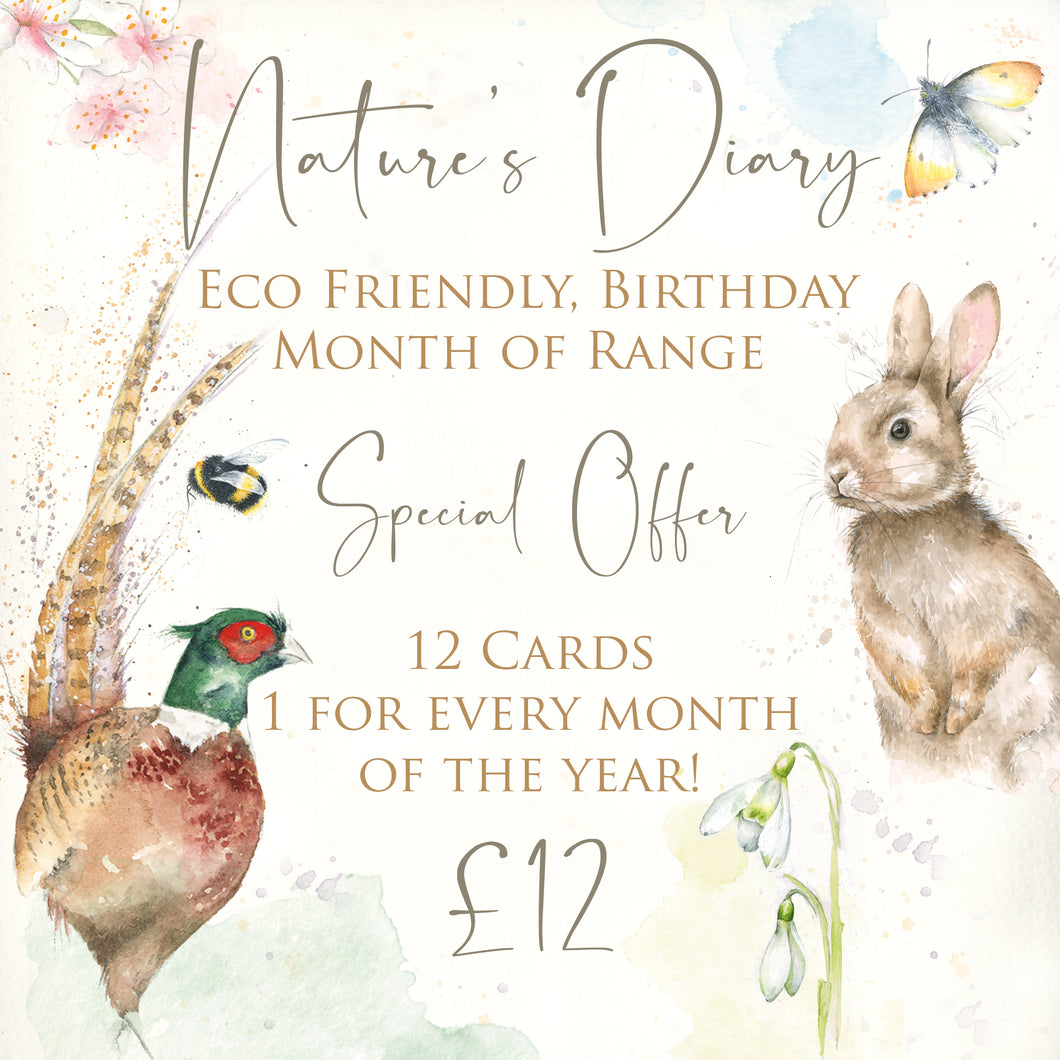 12 x Nature's Diary SPECIAL OFFER